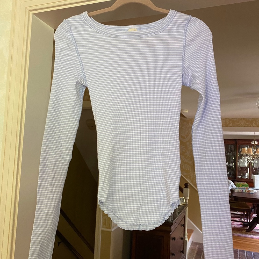 Free People Striped Long Sleeve
